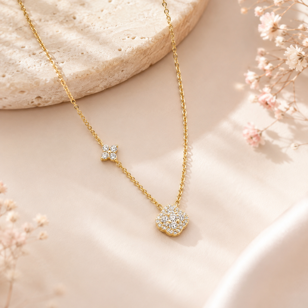 Amelia Flower Necklace
