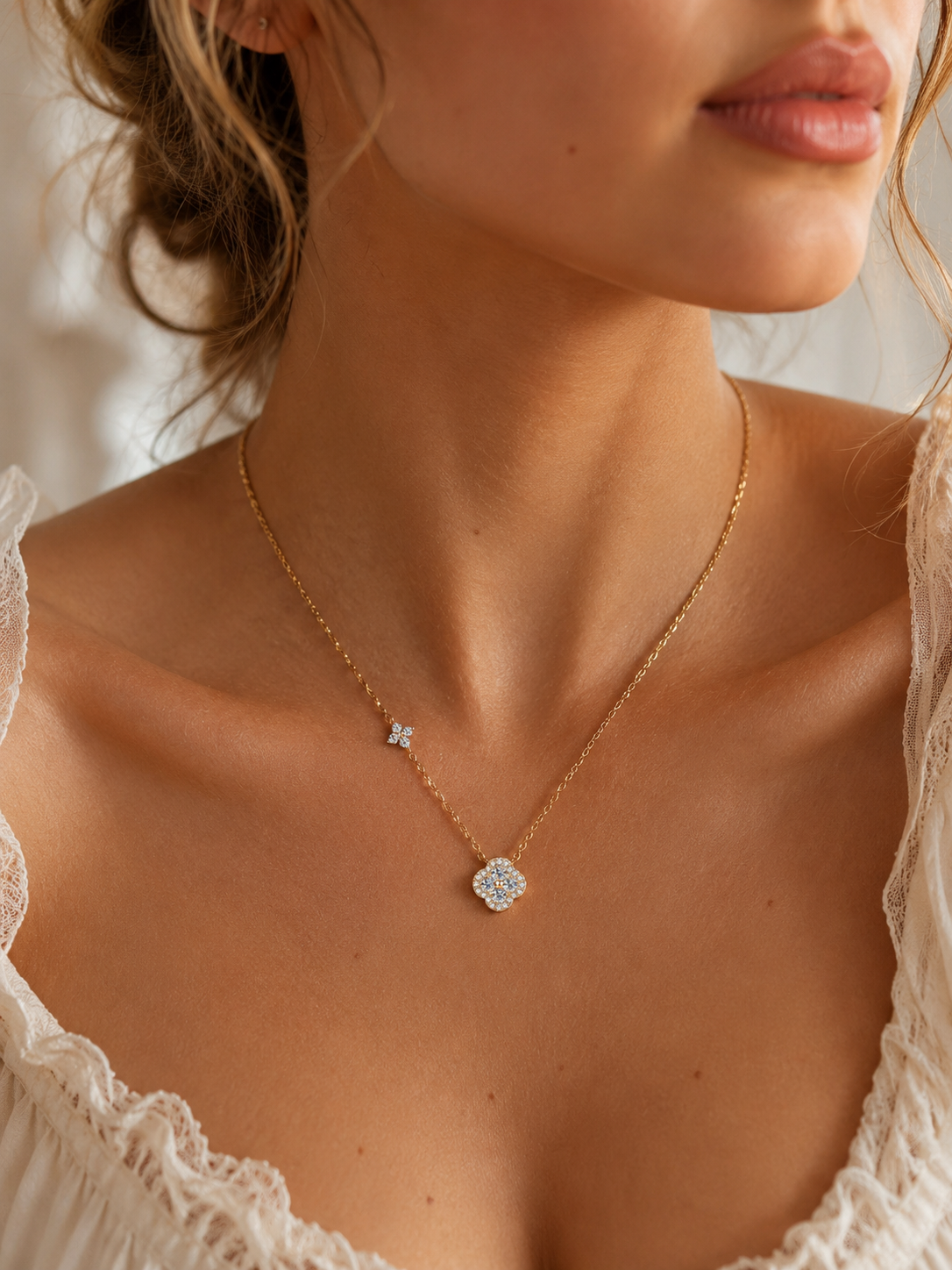 Amelia Flower Necklace