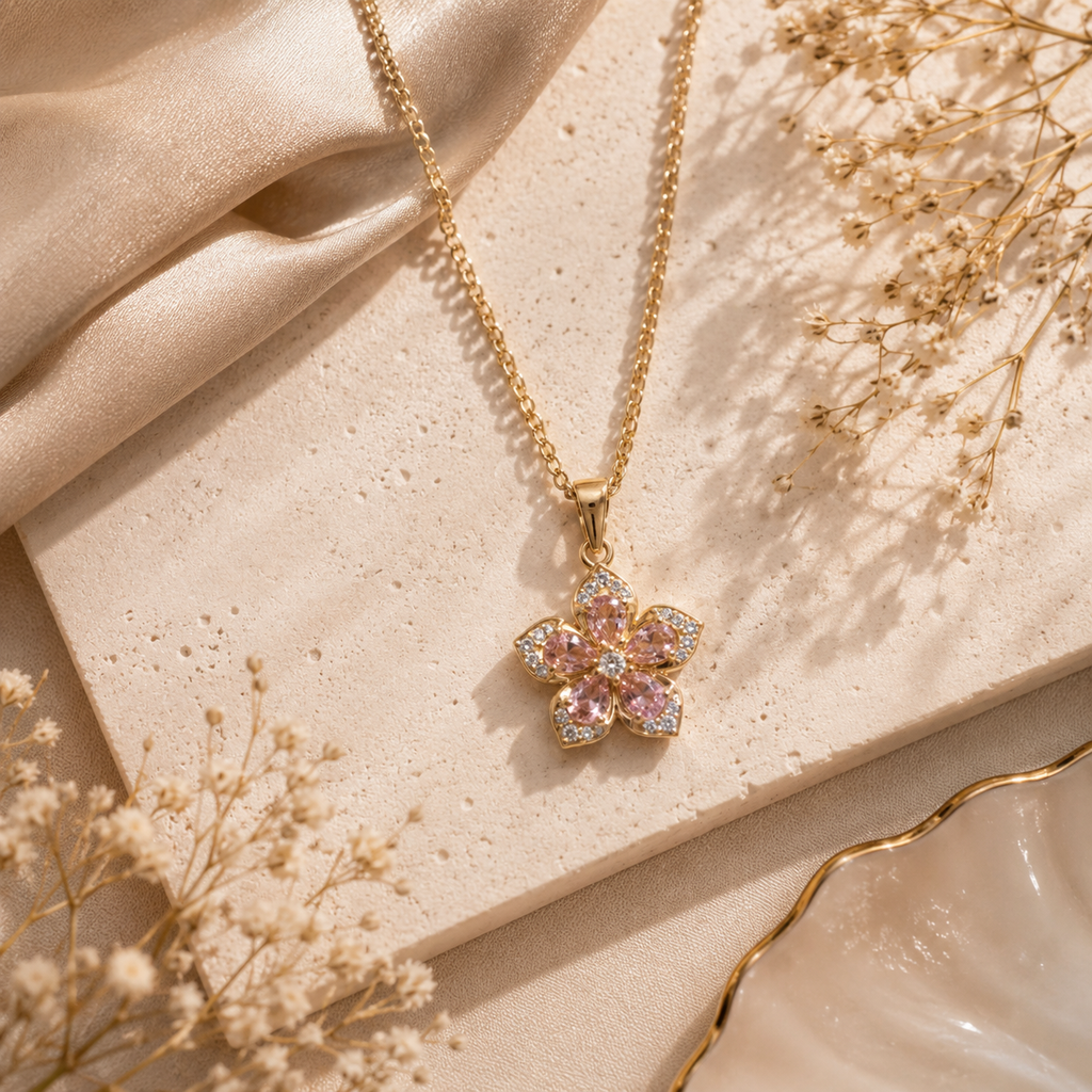 Flora Spinning Necklace