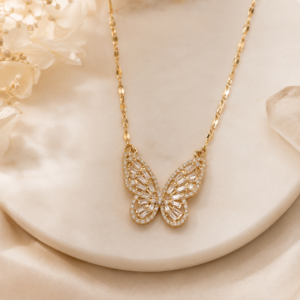 Elodie Butterfly Necklace