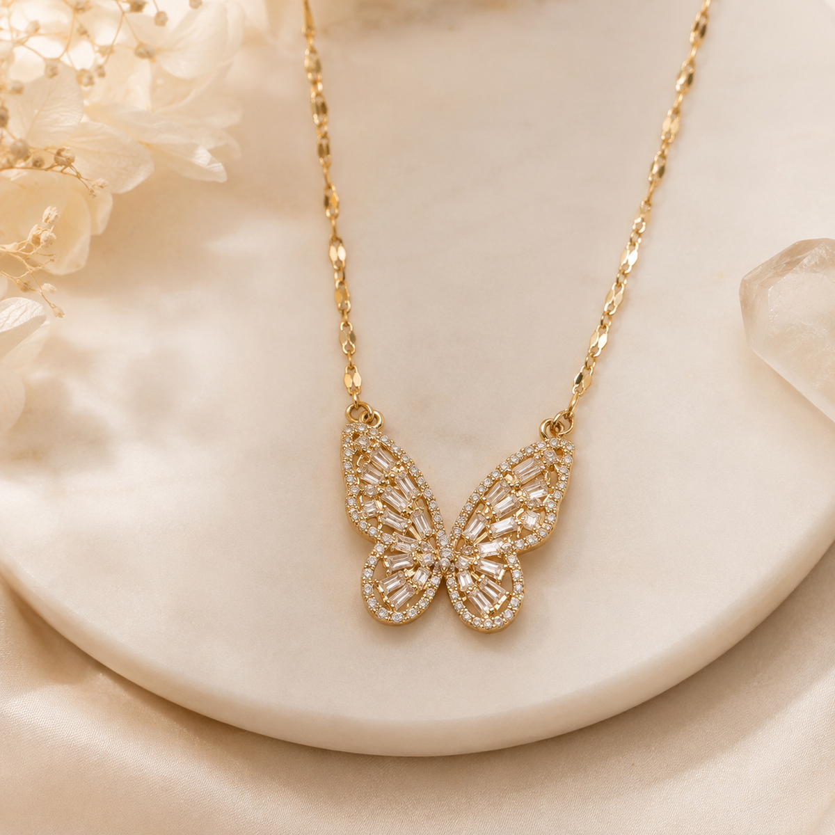 Elodie Butterfly Necklace