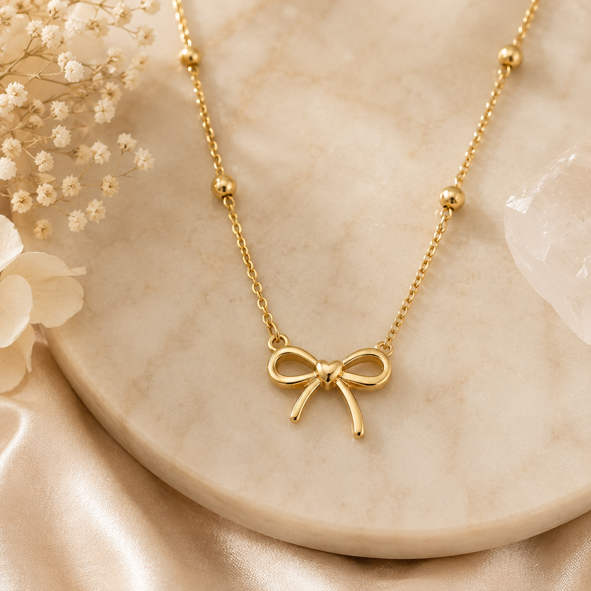 Millie Bow Necklace